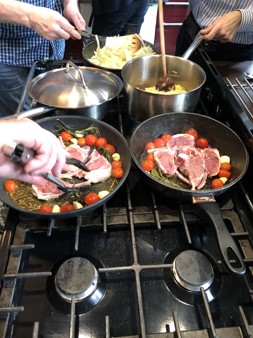 Gemeinsam Kochen Essen Workshop 2xs